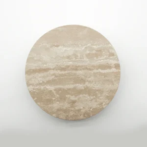 Travertine Circular Front Door Entry Pull 200mm (Sold as Pair)